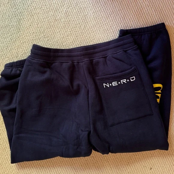 Pleasures N.E.R.D. Navy Sweatpants - Picture 2 of 5